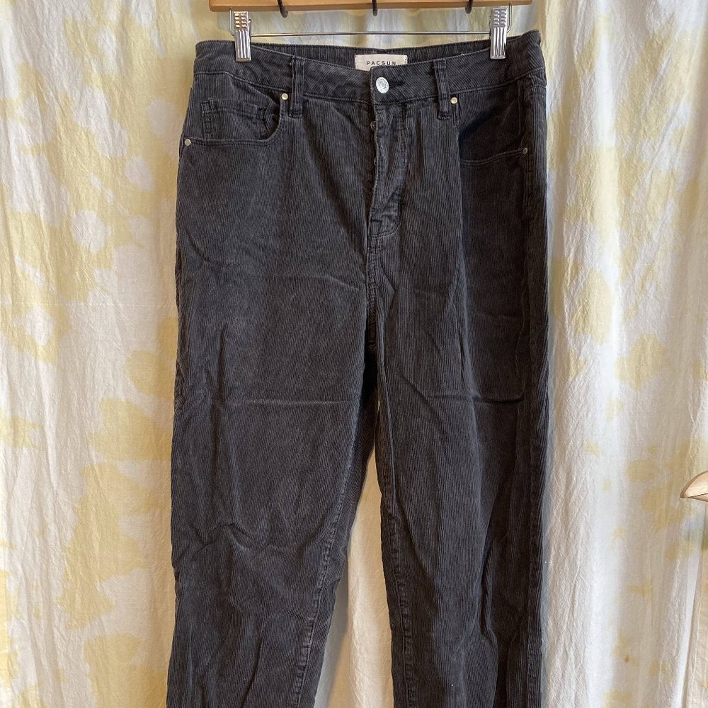 corduroy black jeans